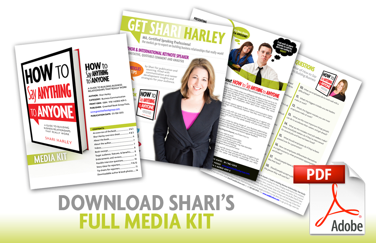 Download Shari Harley's Media Kit / Press Kit